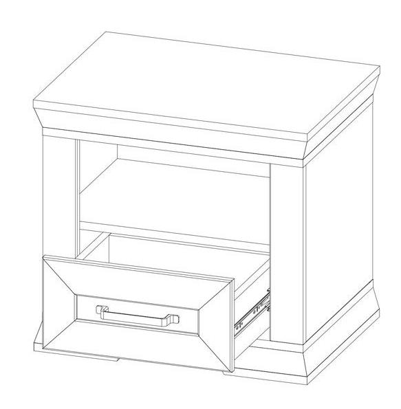 Тумба прикроватная  Marselle KOM1S