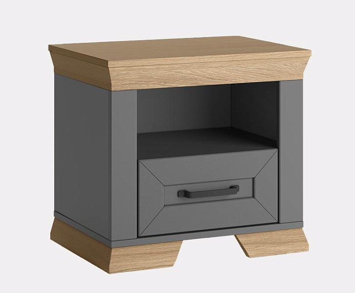 Тумба прикроватная  Marselle Дымчатый алмаз KOM1S