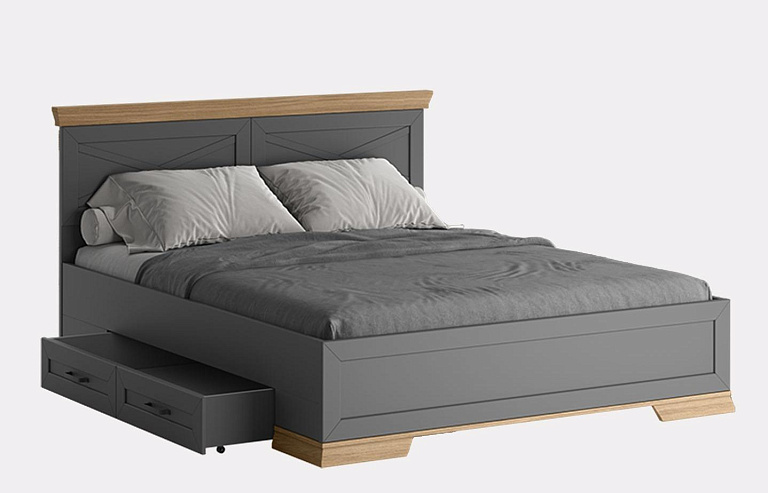 Кровать  Marselle Дымчатый алмаз LOZ/160х200