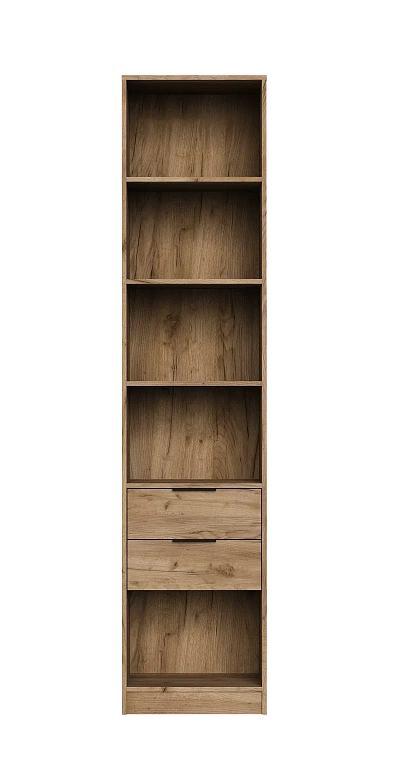 Шкаф (Дуб крафт табачный)  Mobi REG2S