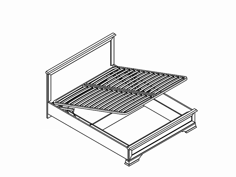 Кровать c подъёмным механизмом  Dalia LOZ160х200