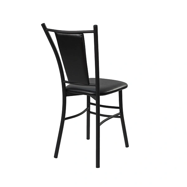 Стул ВВР Марсель Черный/черный, экокожа