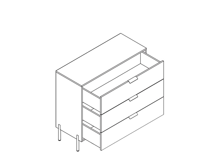 Комод  Paloma KOM3S