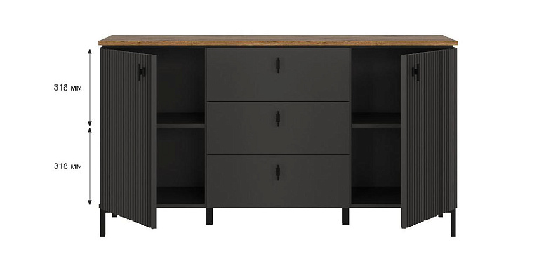 Тумба  San Gimignano KOM2D3S