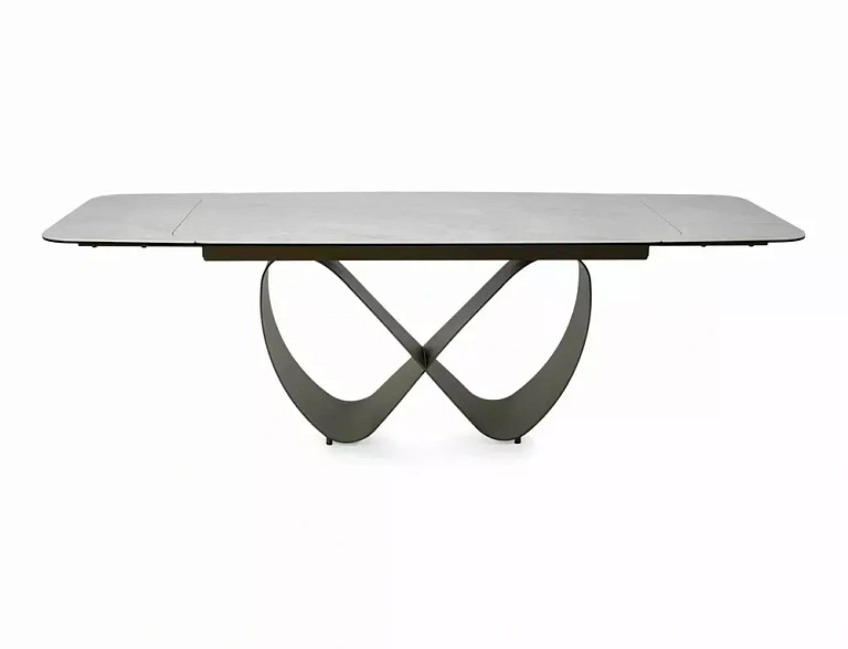 Стол обеденный SIGNAL INFINITY Ceramic бежевый Taj Mahal/медный 160-240/95